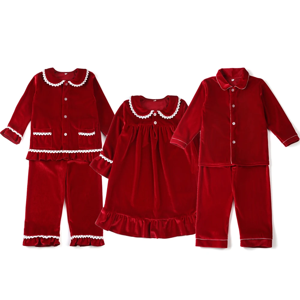 러프키즈 벨벳 아기 옷, 키즈 잠옷, 가족 매칭 PJ  - Baby Clothing Dividers 리뷰 및 가격