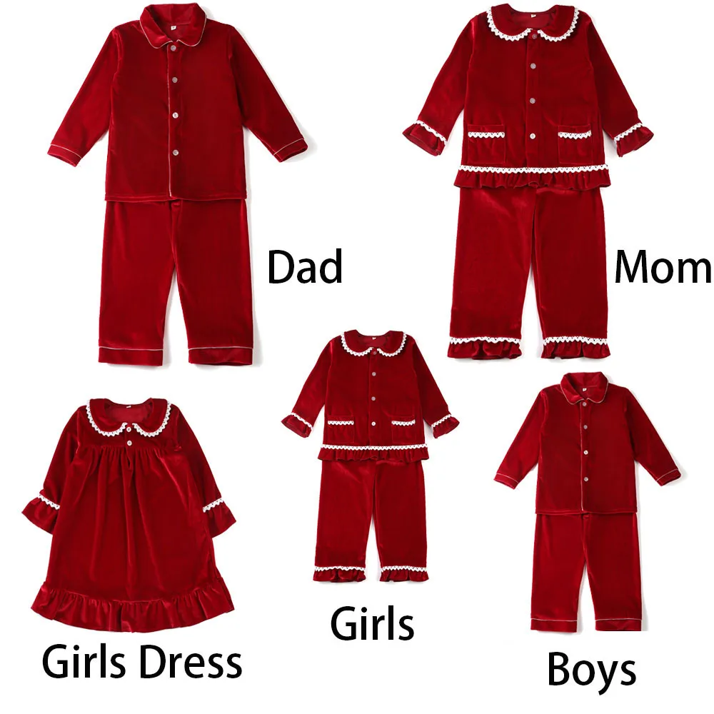 러프키즈 벨벳 아기 옷, 키즈 잠옷, 가족 매칭 PJ  - Baby Clothing Dividers 리뷰 및 가격